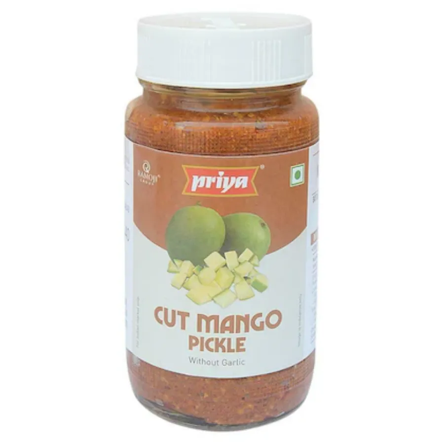Picture of MANGO PICKLE (AVAKAYA) WITH OUT GARLIC - 300G.