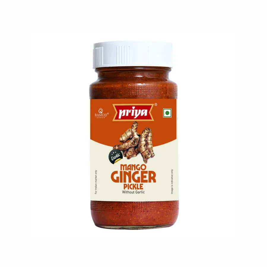 Picture of MANGO GINGER PICKLE WITH OUT GARLIC - 300G.