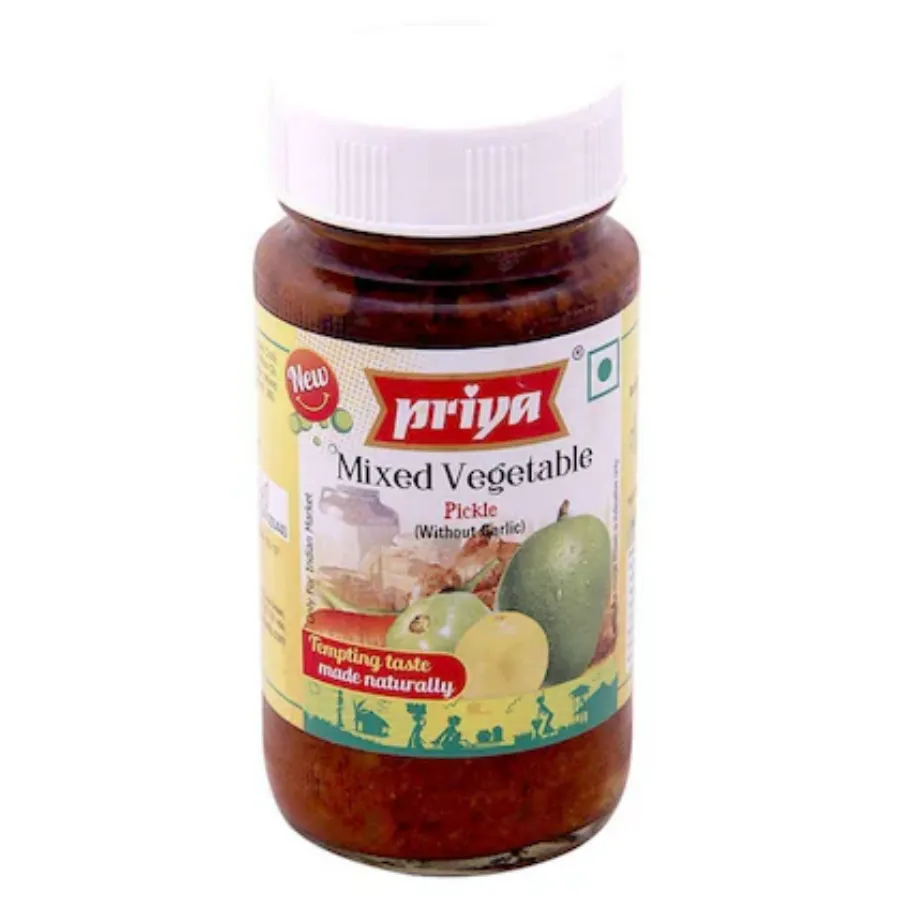 Picture of MIXED VEGETABLE PICKLE W.O GARLIC - 300G.