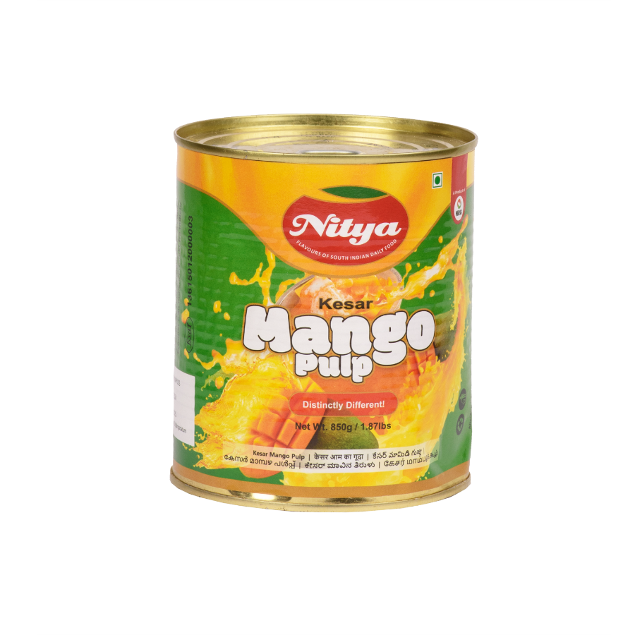 Picture of NITYA KESAR MANGO PULP SWEETENED CAN - 850G