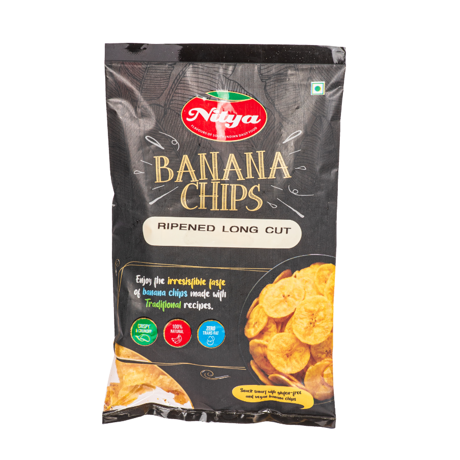 Picture of NITYA BANANA CHIPS RIPENED LONG CUT - 150G