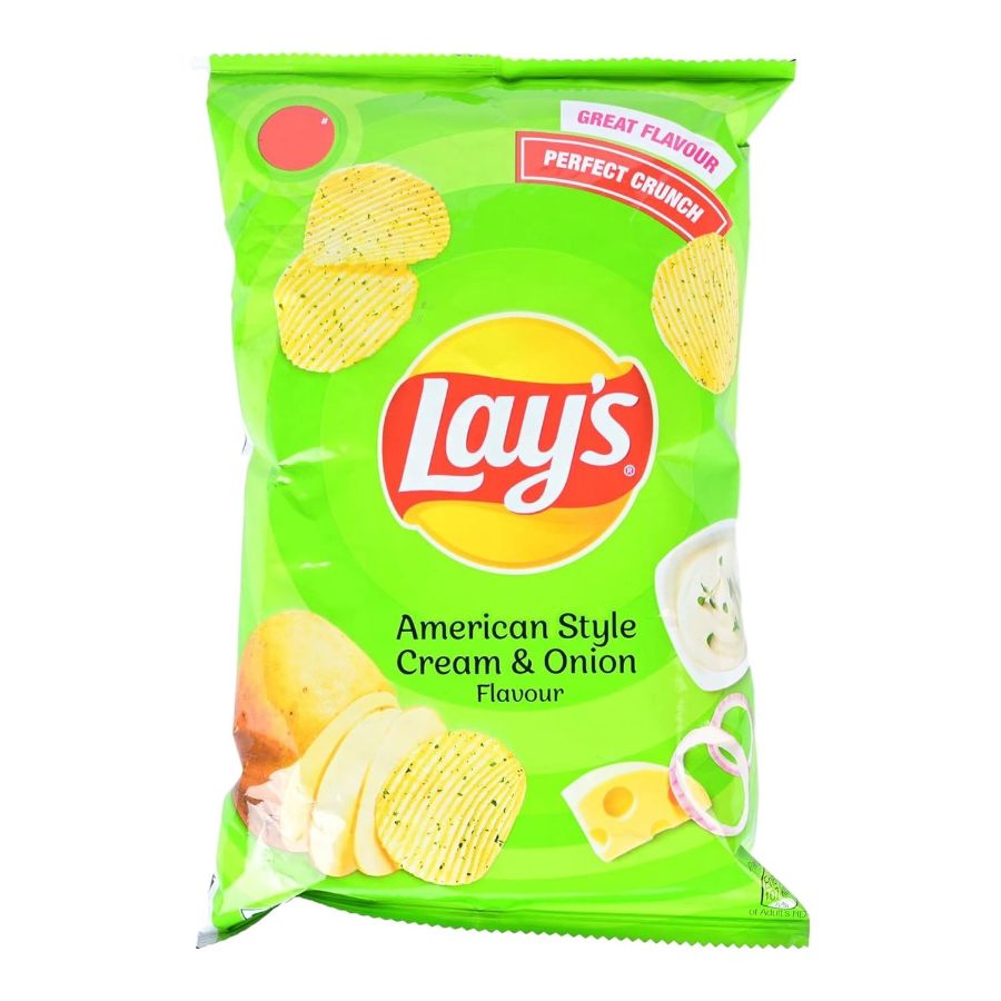 Picture of LAYS AMERICAN STYLE CREAM & ONION FLAVOUR - IND 52G.