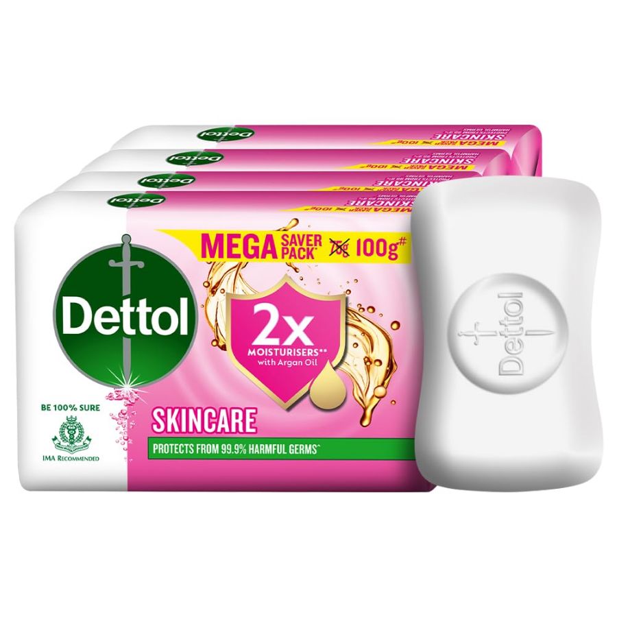 Picture of DETTOL SKIN CARE SOAP(PINK) - IND 100G.