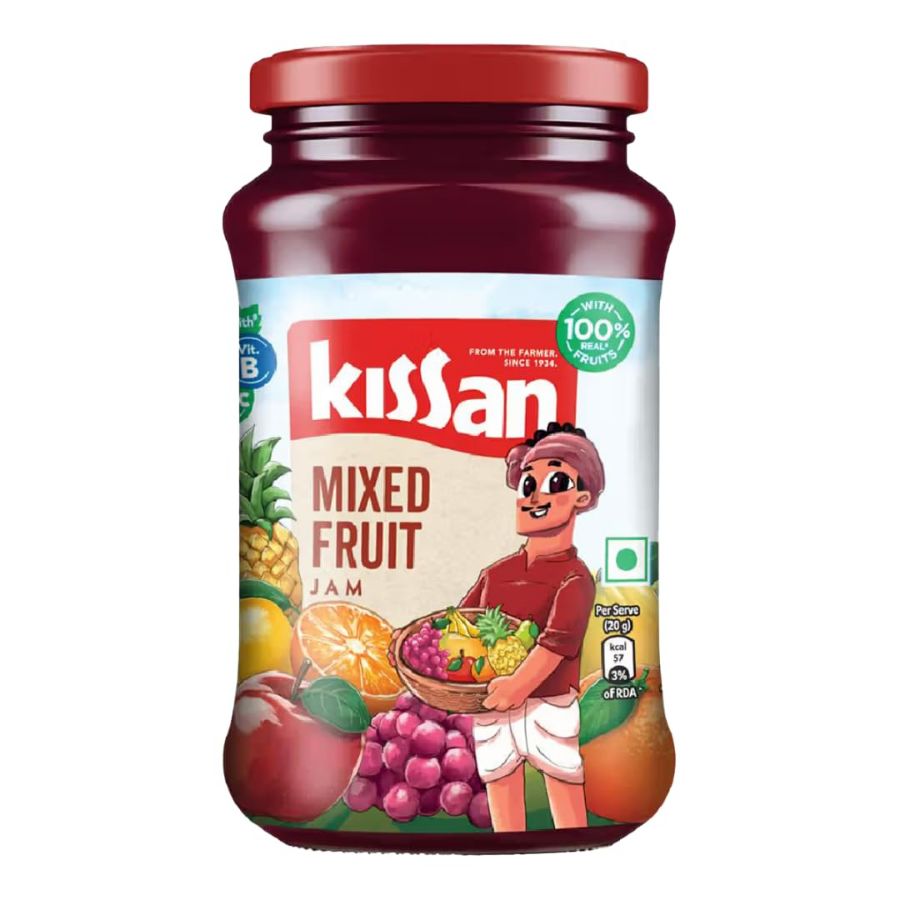 Picture of KISSAN MIX FRUIT JAM - IND 500G.