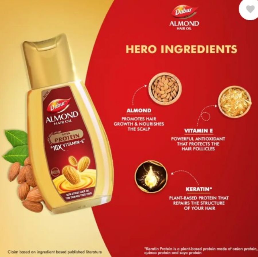 Picture of DABUR ALMOND HAIR OIL 190 ML