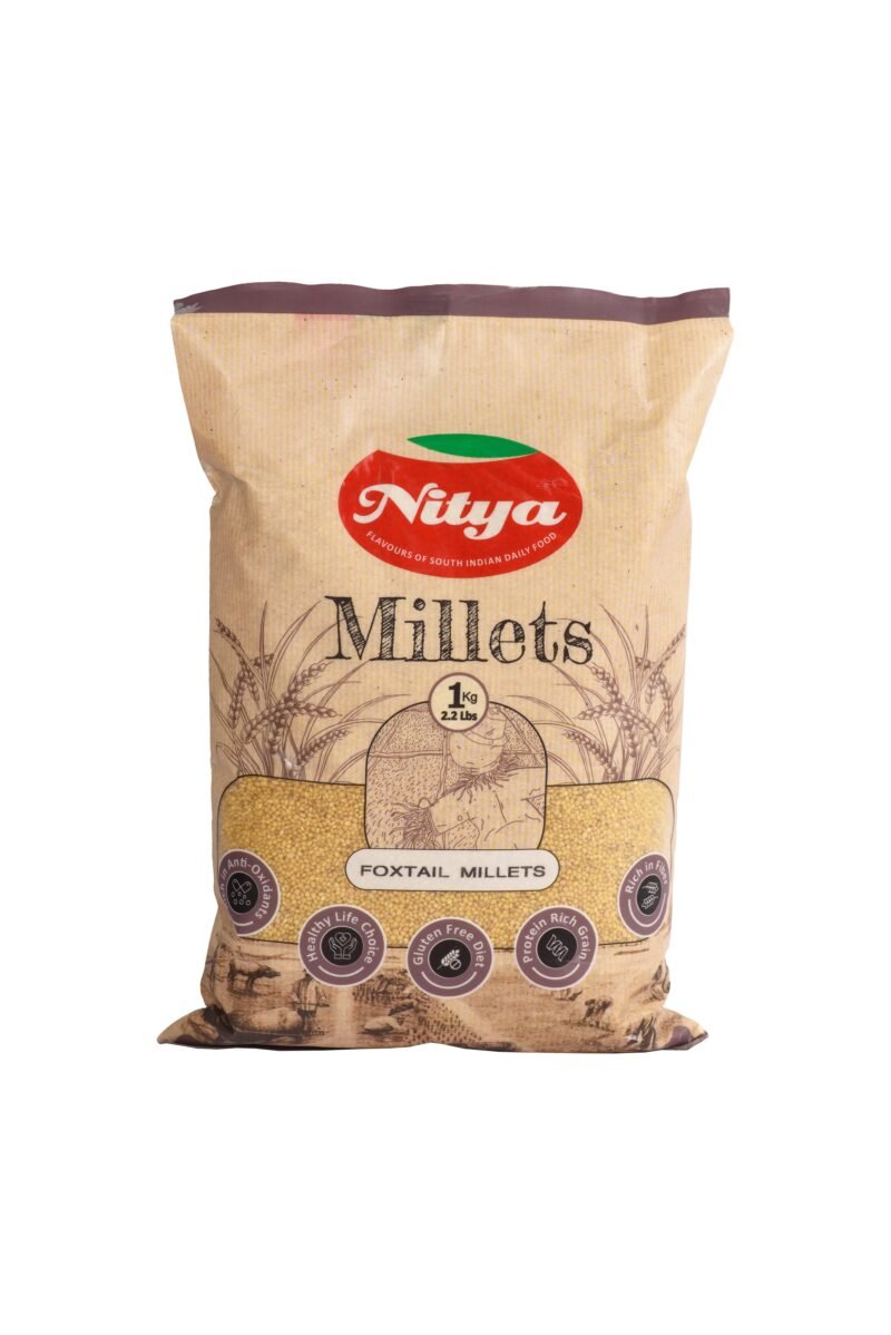 Nitya Foods Foxtail Millets – Front View | Healthy & Nutritious Millet for Daily Cooking