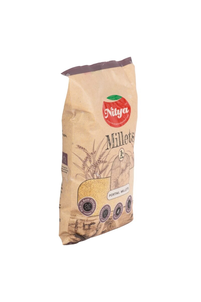 Nitya Foods Foxtail Millets - Right Side View | Healthy & Nutritious Grain