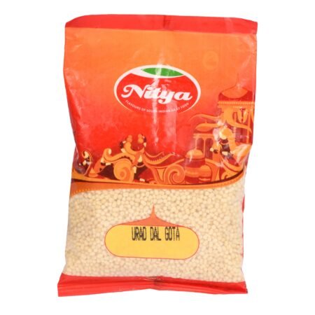 Front view of Nitya Foods Urad Dal Gota – premium quality whole black gram without skin