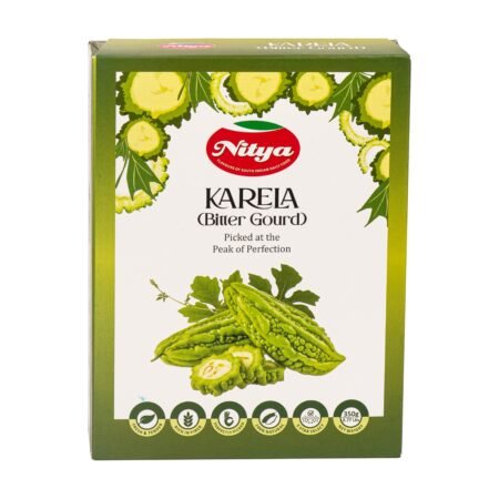 Nitya Foods Karela Front View – Fresh & Healthy Bitter Gourd for Indian Cooking