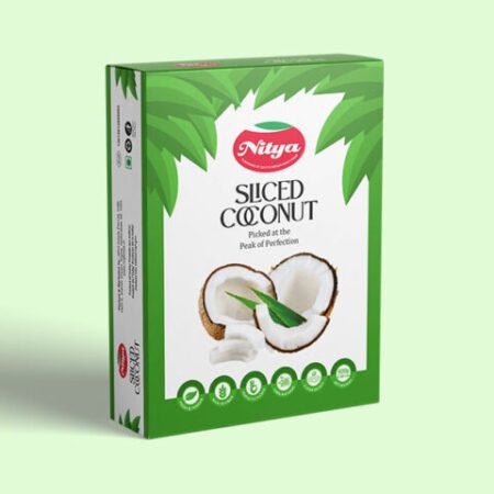 Sliced coconut